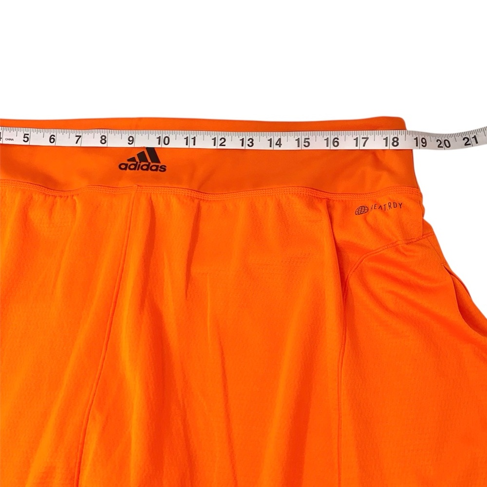 Adidas ClimaCool Tennis Match Skirt Orange Skort Athletic Shorts Women’s size XL - Picture 8 of 13
